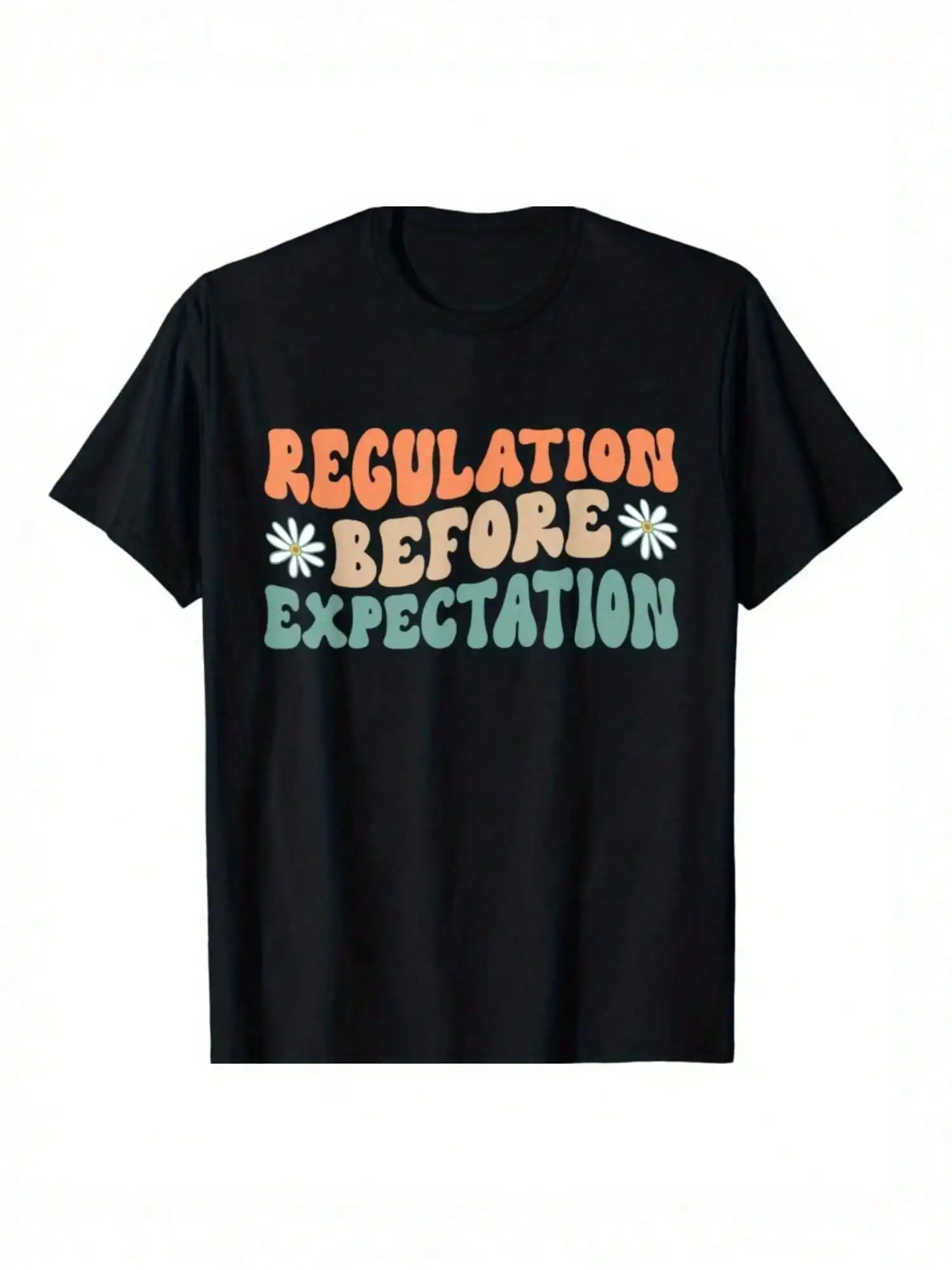 Men's Retro Neurodiversity Therapist Graphic T-Shirt - " regulation Before Expectation" Design,
Men's Retro Neurodiversity Therapist Graphic T-Shirt - " regulation Before Expectation" Design,