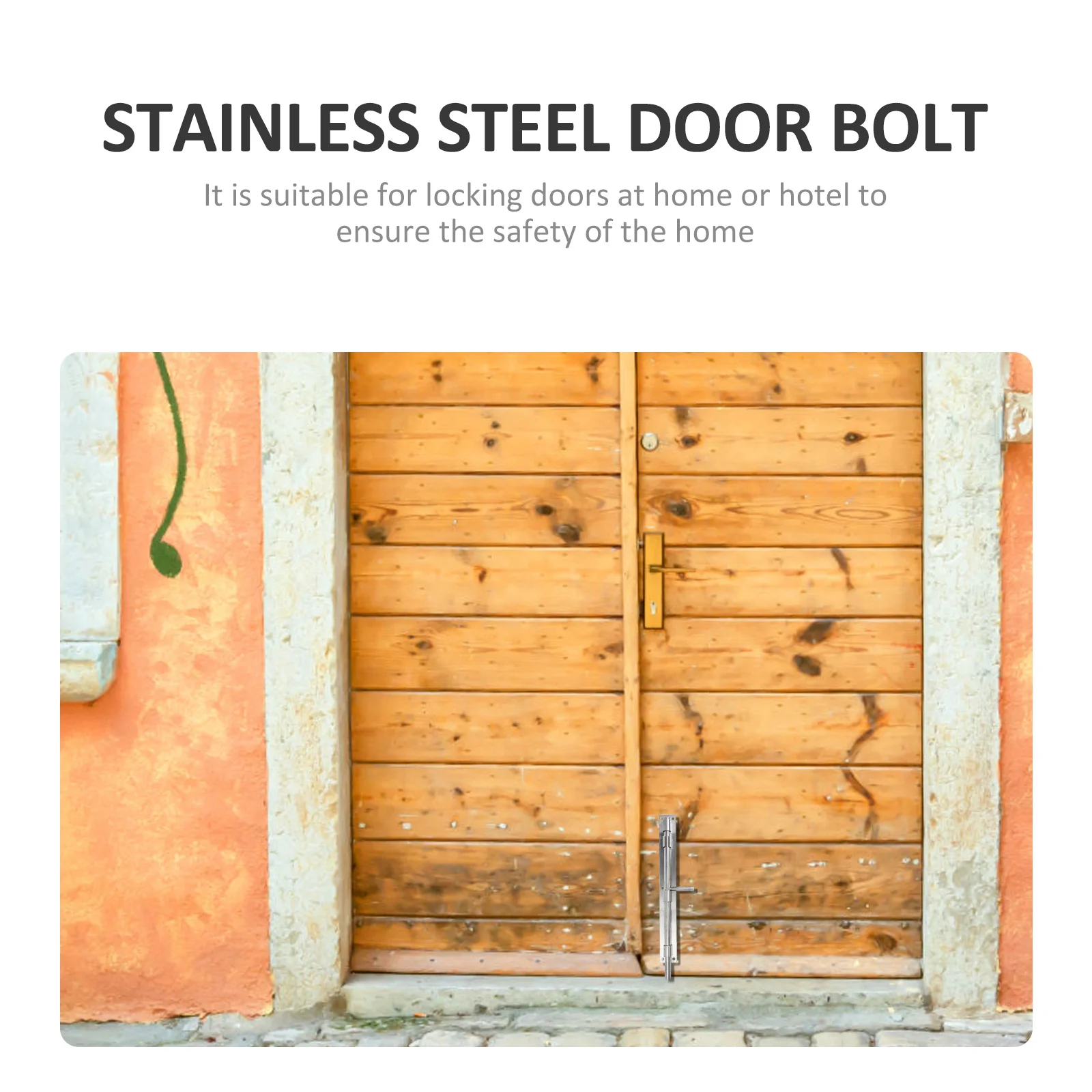 Stainless Steel Door Latch Long Sliding Bolt Lock For Home Hotel Window Security Durable Lightweight Easy Install Door 
Stainless Steel Door Latch Long Sliding Bolt Lock For Home Hotel Window Security Durable Lightweight Easy Install Door