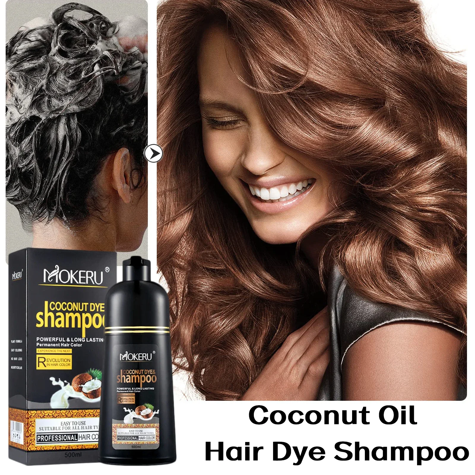 Hair Women Man Pure Natural Coconut Hair Dye Shampoo Fast Dyeing Black Long Lasting Color Black Hair Shampoo Organic
Hair Women Man Pure Natural Coconut Hair Dye Shampoo Fast Dyeing Black Long Lasting Color Black Hair Shampoo Organic