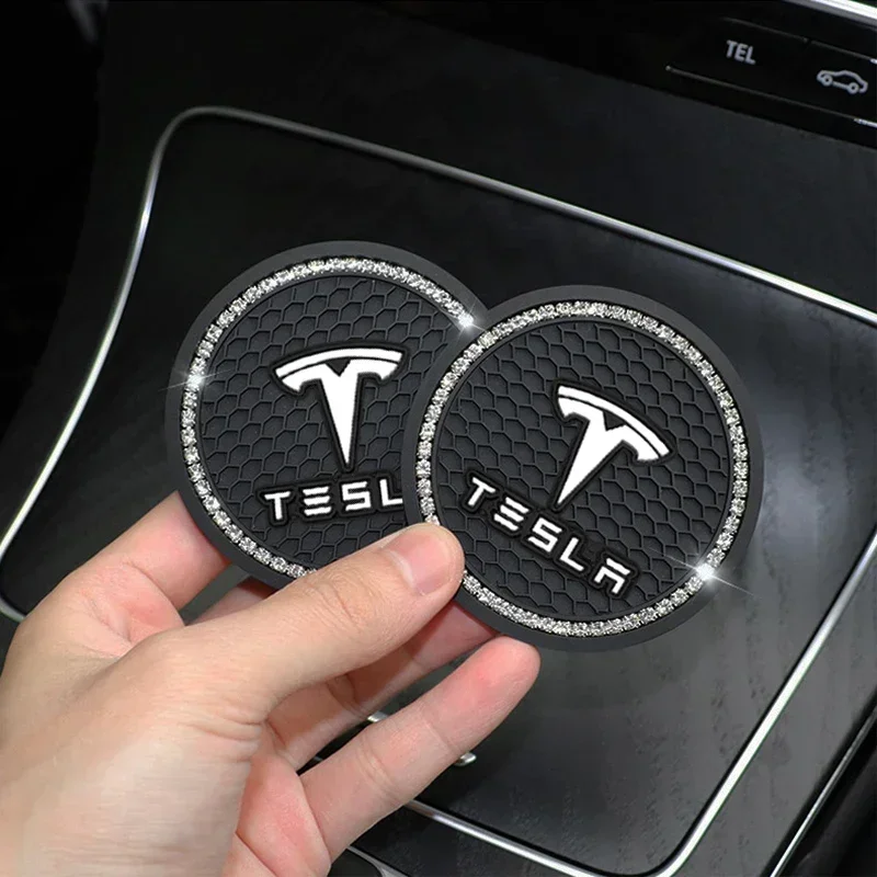 2pcs Silica Gel Car Interial Cup Coasters Anti-slip Mats for Tesla Model S X 3 Y Roadster Cybertruck Accessories
2pcs Silica Gel Car Interial Cup Coasters Anti-slip Mats for Tesla Model S X 3 Y Roadster Cybertruck Accessories