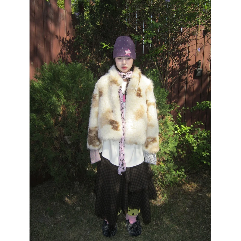 Winter New Gentle Sle Loose Women's Faux Fur Coat Fluffy Outerwear Commute Pattern ort Length Warmth Built-In
Winter New Gentle Sle Loose Women's Faux Fur Coat Fluffy Outerwear Commute Pattern ort Length Warmth Built-In