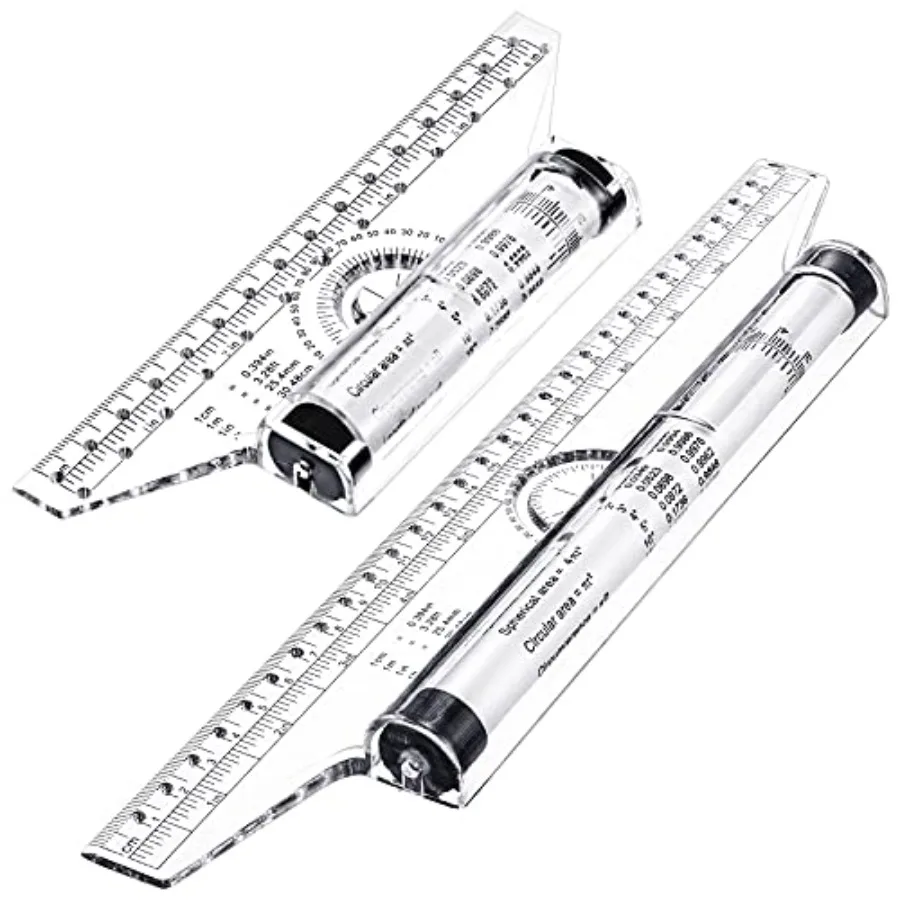2 Pieces Plastic Measurg Rollg Ruler Drawg Parallel Multifunctional Draftg Ruler for Architect Office Math ch
2 Pieces Plastic Measurg Rollg Ruler Drawg Parallel Multifunctional Draftg Ruler for Architect Office Math ch