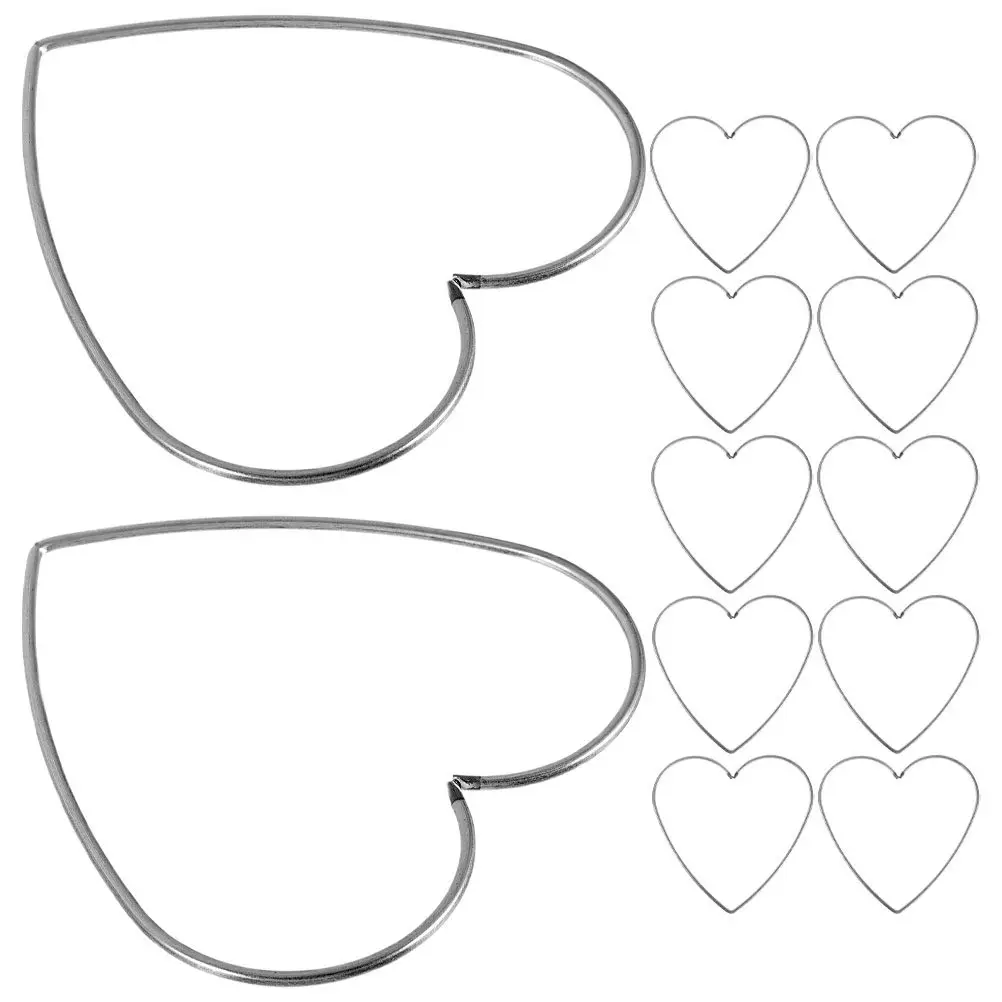 12 шт. металлических колец в форме сердца для поделок, прочные кольца для рукоделия, для свадебных цветочных композиций, для украшения стен на детский праздник
12 шт. металлических колец в форме сердца для поделок, прочные кольца для рукоделия, для свадебных цветочных композиций, для украшения стен на детский праздник
