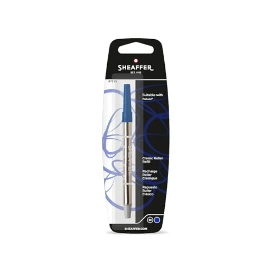 Pen:Rollerball Classic Refills, Medium Point, Blue Ink -:- Sold as 2 Packs of - 1 -/ - Total of 2 Each
Pen:Rollerball Classic Refills, Medium Point, Blue Ink -:- Sold as 2 Packs of - 1 -/ - Total of 2 Each