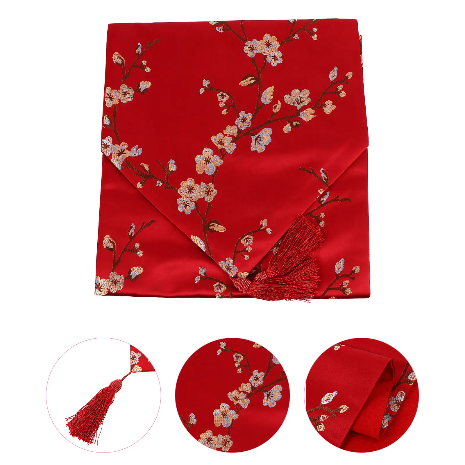 Retro Decorative Table Flag Cloth for Festival Party Banquet Home Gathering Silk Runner Scarf New Year Decoration
Retro Decorative Table Flag Cloth for Festival Party Banquet Home Gathering Silk Runner Scarf New Year Decoration