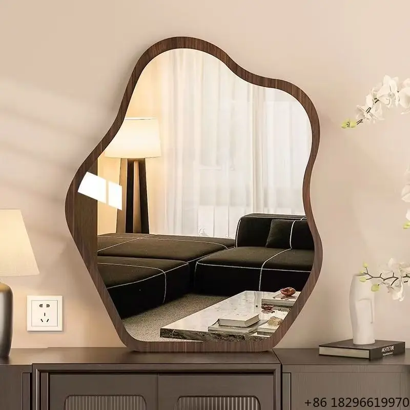 Modern Elegant Irregular Decorative Mirror Wall Mounted Tabletop Dual Use Art Mirror For Home Bedroom Decor
Modern Elegant Irregular Decorative Mirror Wall Mounted Tabletop Dual Use Art Mirror For Home Bedroom Decor
