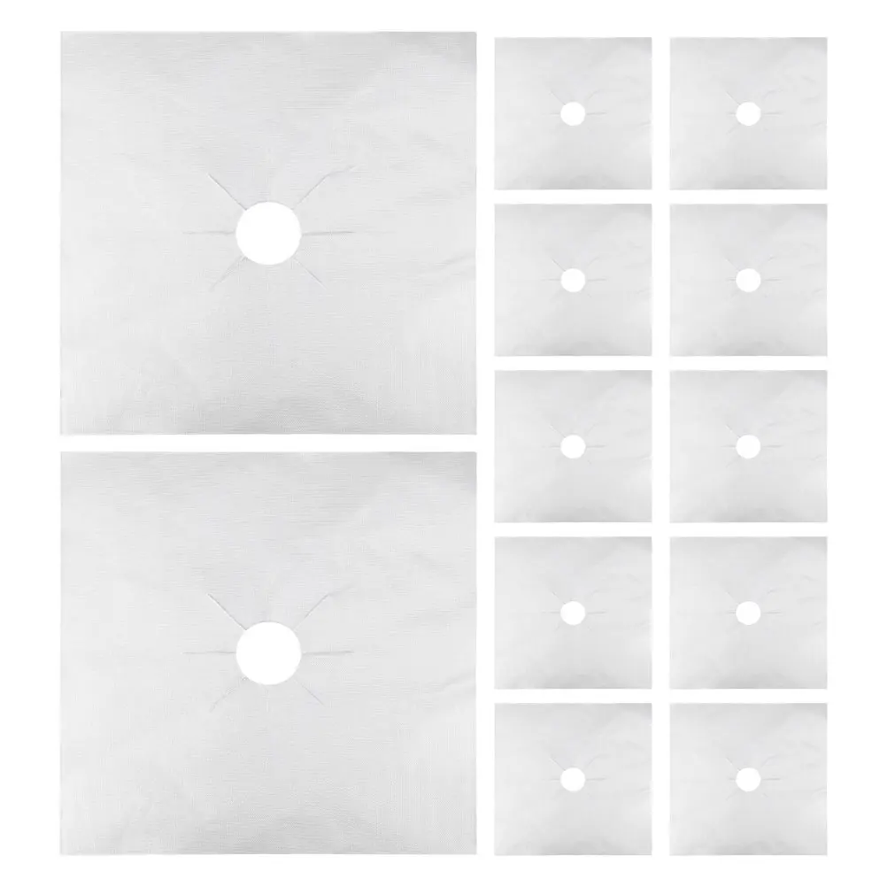 12pcs Gas Stove Mat Cover Protector Silver Liner Nonstick Easy Clean Hightemperature Resistant Extends Lifespan Prevents Oil
12pcs Gas Stove Mat Cover Protector Silver Liner Nonstick Easy Clean Hightemperature Resistant Extends Lifespan Prevents Oil