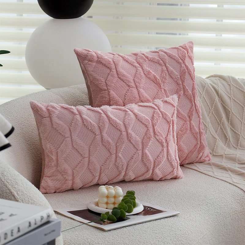 CANIRICA Pink Plush Cushion Cover Home Decorative Coussion for Living Room Sofa Pillow Cover Nordic 30x50cm40x40cm45x45cm50x50cm
CANIRICA Pink Plush Cushion Cover Home Decorative Coussion for Living Room Sofa Pillow Cover Nordic 30x50cm40x40cm45x45cm50x50cm