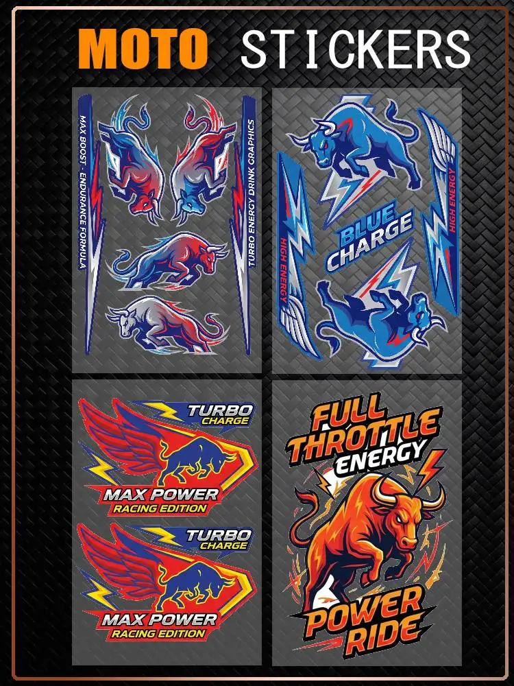 BULL ENERGY DRINK Waterproof Reflective Scratch Cover Sticker Universal Decor Decal For Car Motorcycle Helmet Refrigerator
BULL ENERGY DRINK Waterproof Reflective Scratch Cover Sticker Universal Decor Decal For Car Motorcycle Helmet Refrigerator