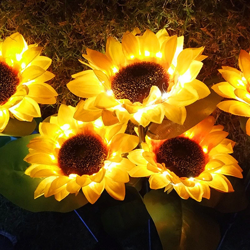 Solar Sunflower Lights LED Waterproof Sunflower Lawn Light Courtyard Garden Decoration Outdoor Landscape Lighting for Patch
Solar Sunflower Lights LED Waterproof Sunflower Lawn Light Courtyard Garden Decoration Outdoor Landscape Lighting for Patch