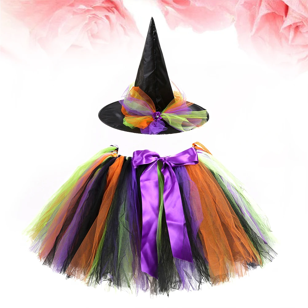 Halloween Witch Puff Skirt Set For Kids Festival Party Costume Tutu Outfit Adjustable Elastic Waist Satin Ribbon Bow
Halloween Witch Puff Skirt Set For Kids Festival Party Costume Tutu Outfit Adjustable Elastic Waist Satin Ribbon Bow