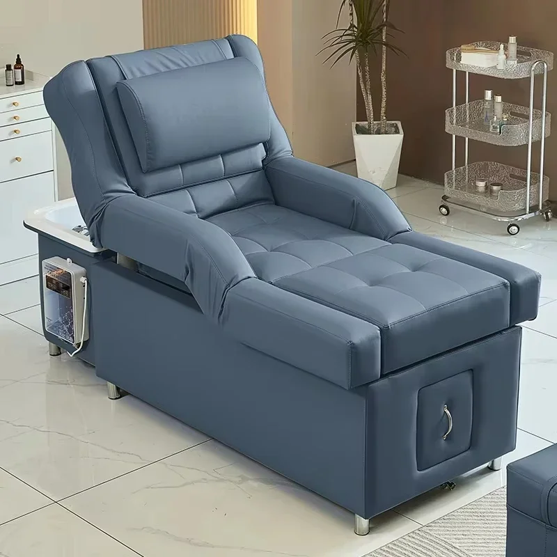 Электрическая массажная кровать для ног для салонов красоты, высококлассный массажный диван для ног с терапией головы и специальным шампунем
Электрическая массажная кровать для ног для салонов красоты, высококлассный массажный диван для ног с терапией головы и специальным шампунем