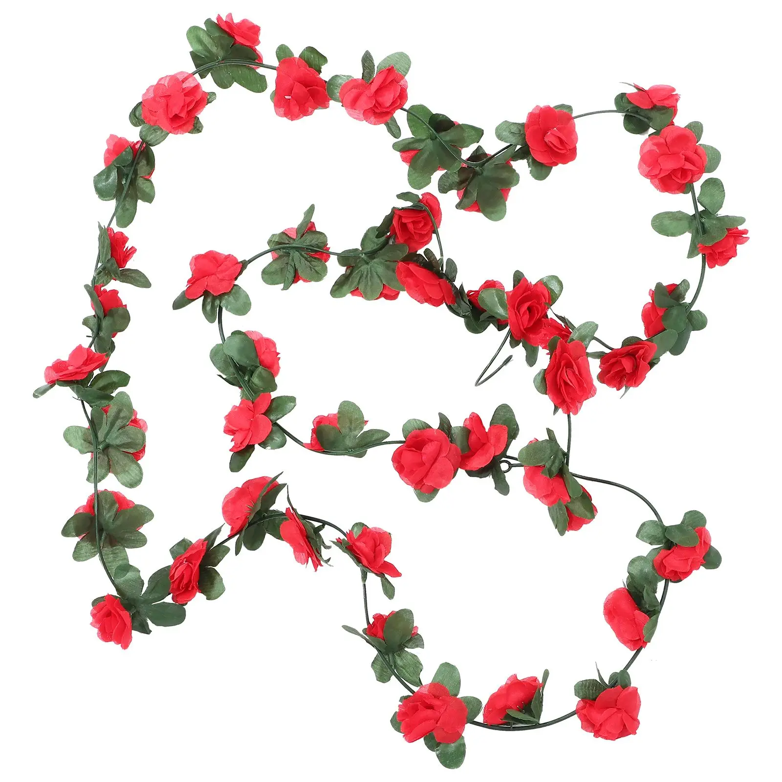 6 Pcs Artificial Rose Garland Decorative Vine Red Home Party Wedding Decoration Fake Plant Vines flower garland decorations
6 Pcs Artificial Rose Garland Decorative Vine Red Home Party Wedding Decoration Fake Plant Vines flower garland decorations
