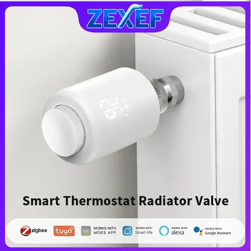 ZEXEF Tuya Zigbee3.0 термостат контроллер смесителя радиатора с Alexa Google Assistant Google Home Type TRV термостатический дом
ZEXEF Tuya Zigbee3.0 термостат контроллер смесителя радиатора с Alexa Google Assistant Google Home Type TRV термостатический дом