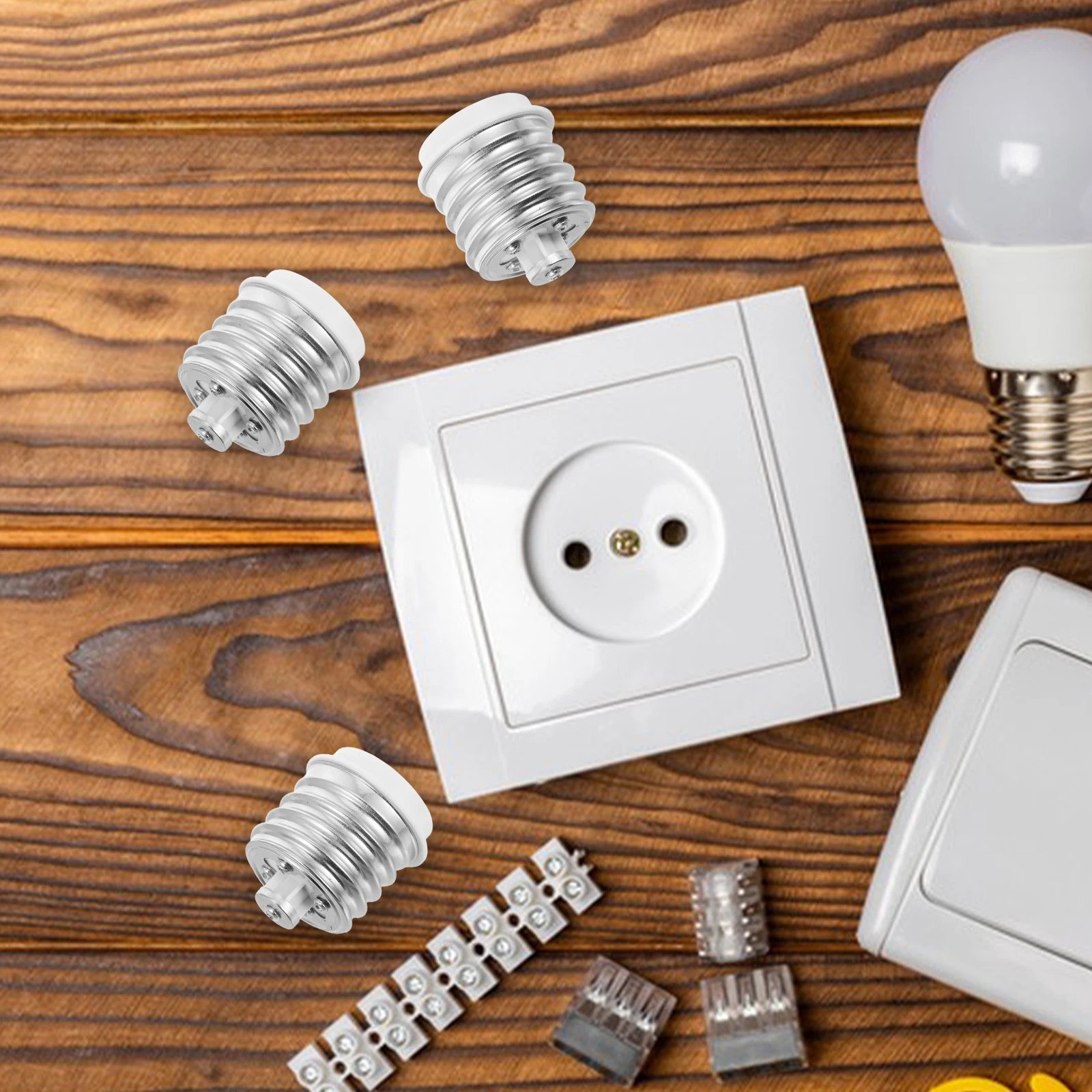 6 Pcs Lamp Holder E40 to E27 Bulb Adapter Adaptor Light Bulbs Base Socket Converter Adapters
6 Pcs Lamp Holder E40 to E27 Bulb Adapter Adaptor Light Bulbs Base Socket Converter Adapters