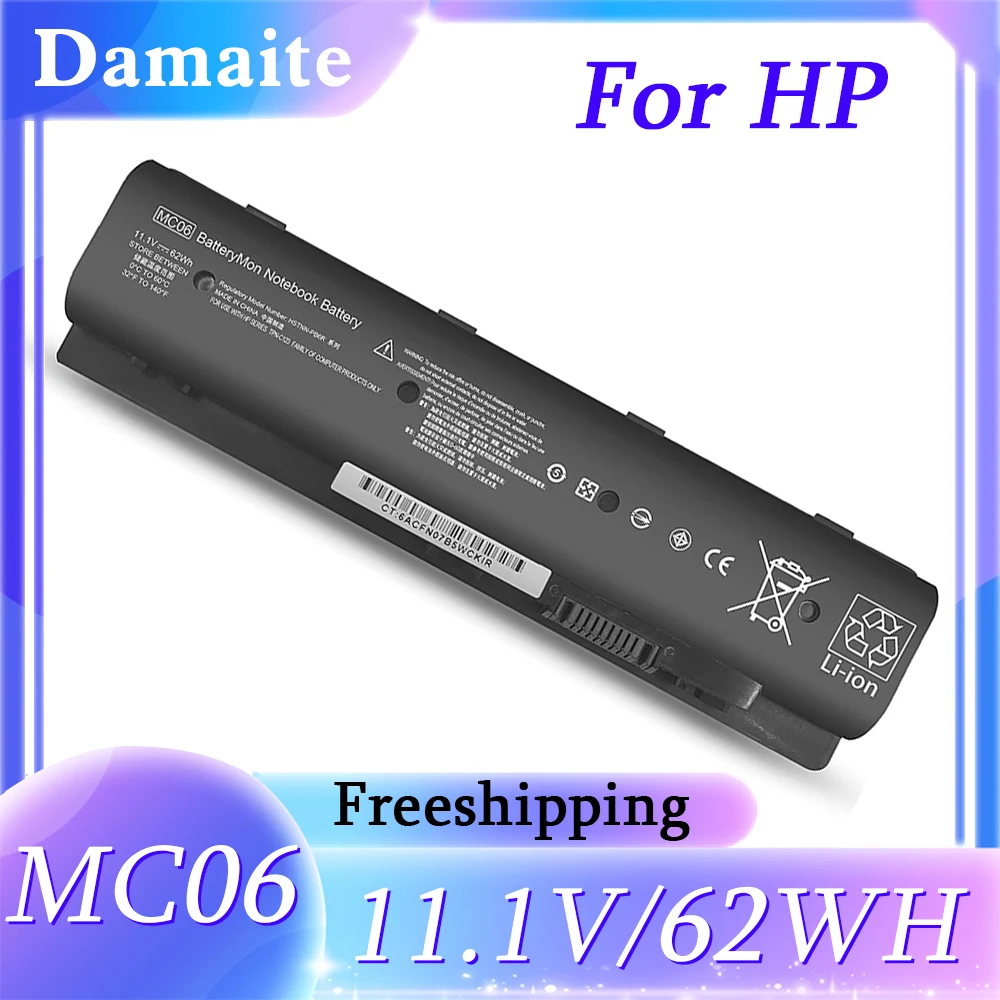 MC06 MC04 11.1V 62Wh Laptop Battery For HP ENVY 17t-n100 M7-n011dx 17t-n000 15-ae100 804073-851 805095-001 806953-851 807231-001
MC06 MC04 11.1V 62Wh Laptop Battery For HP ENVY 17t-n100 M7-n011dx 17t-n000 15-ae100 804073-851 805095-001 806953-851 807231-001