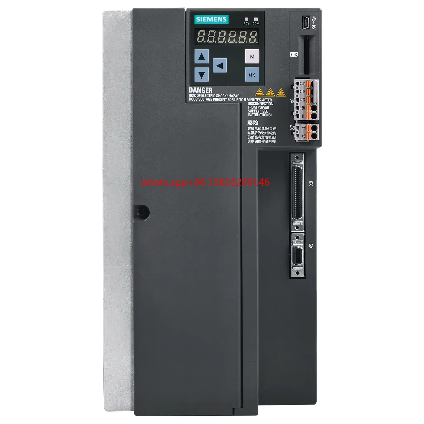 6SL3210-5FE15-0UA0 SINAMICS V90, Converter ,76.5% in Stock and Fast Same Day Delivery Pls Tell Me if Quantity Is Large
6SL3210-5FE15-0UA0 SINAMICS V90, Converter ,76.5% in Stock and Fast Same Day Delivery Pls Tell Me if Quantity Is Large