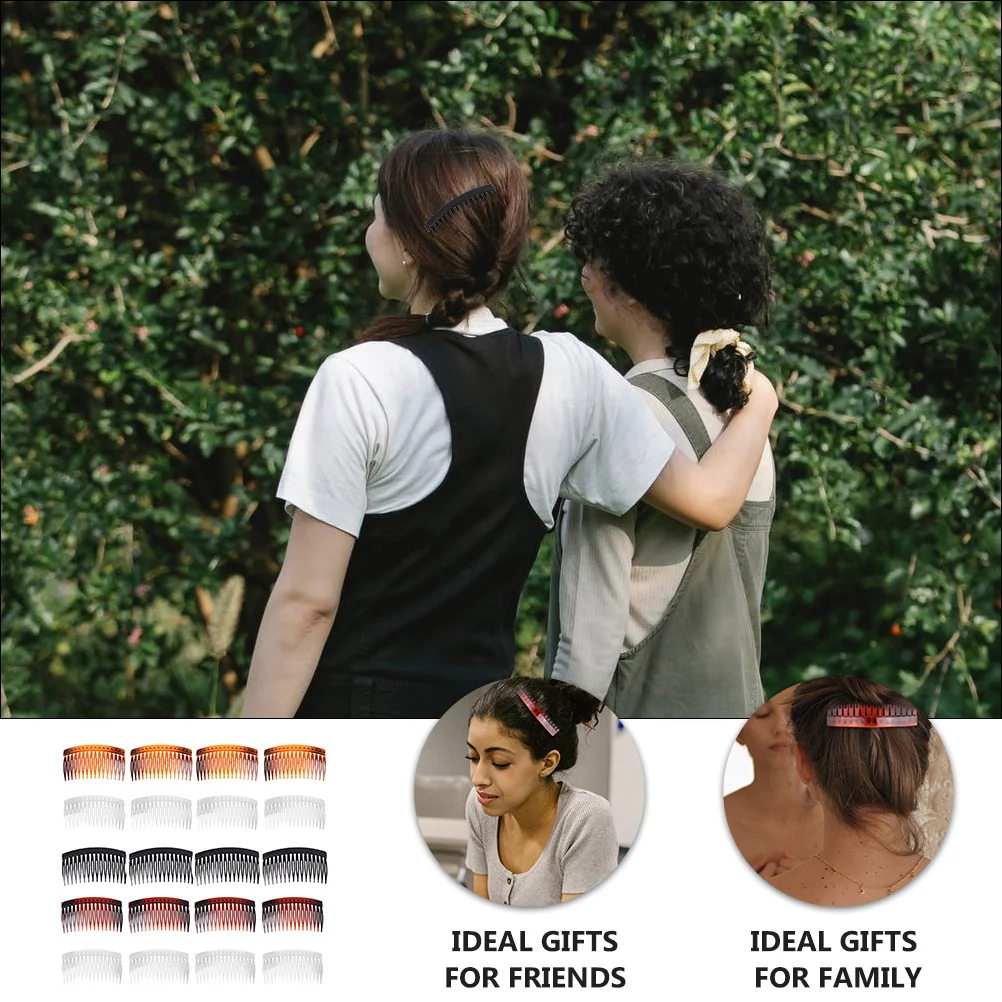 25pcs Plastic Forehead Comb Smooth Detangle No Snags Frizz Prevention Comfort Grip Hair Side Comb Fine Teeth Scalp Massager
25pcs Plastic Forehead Comb Smooth Detangle No Snags Frizz Prevention Comfort Grip Hair Side Comb Fine Teeth Scalp Massager