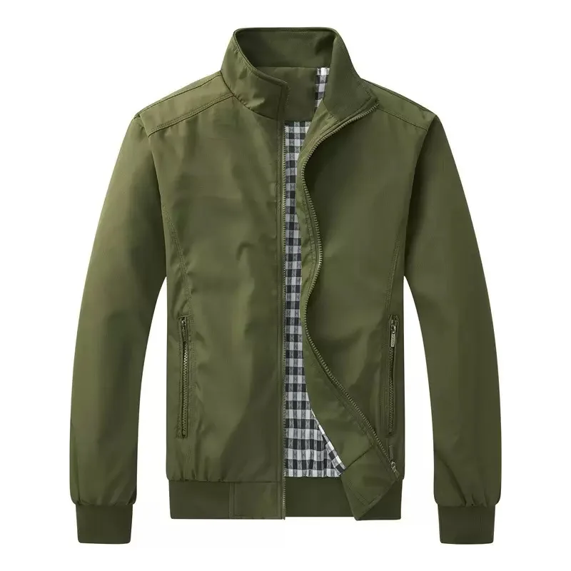 Spring and Autumn New Fashionable Solid Color Windproof Sports Baseball Jacket Men's Casual Loose Comfortable Oversized Coat
Spring and Autumn New Fashionable Solid Color Windproof Sports Baseball Jacket Men's Casual Loose Comfortable Oversized Coat