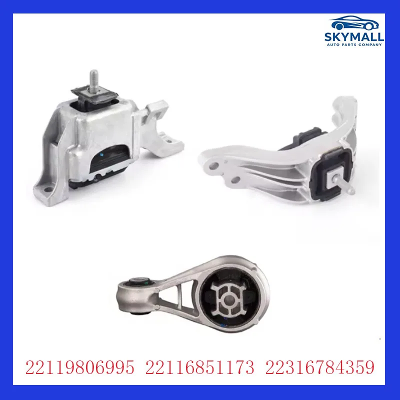 OE 22119806995 22116851173 22316784359 For BMW Mini Cooper R60 2010-2016 3PCS Engine Transmission Mount Kit Car Accessories
OE 22119806995 22116851173 22316784359 For BMW Mini Cooper R60 2010-2016 3PCS Engine Transmission Mount Kit Car Accessories