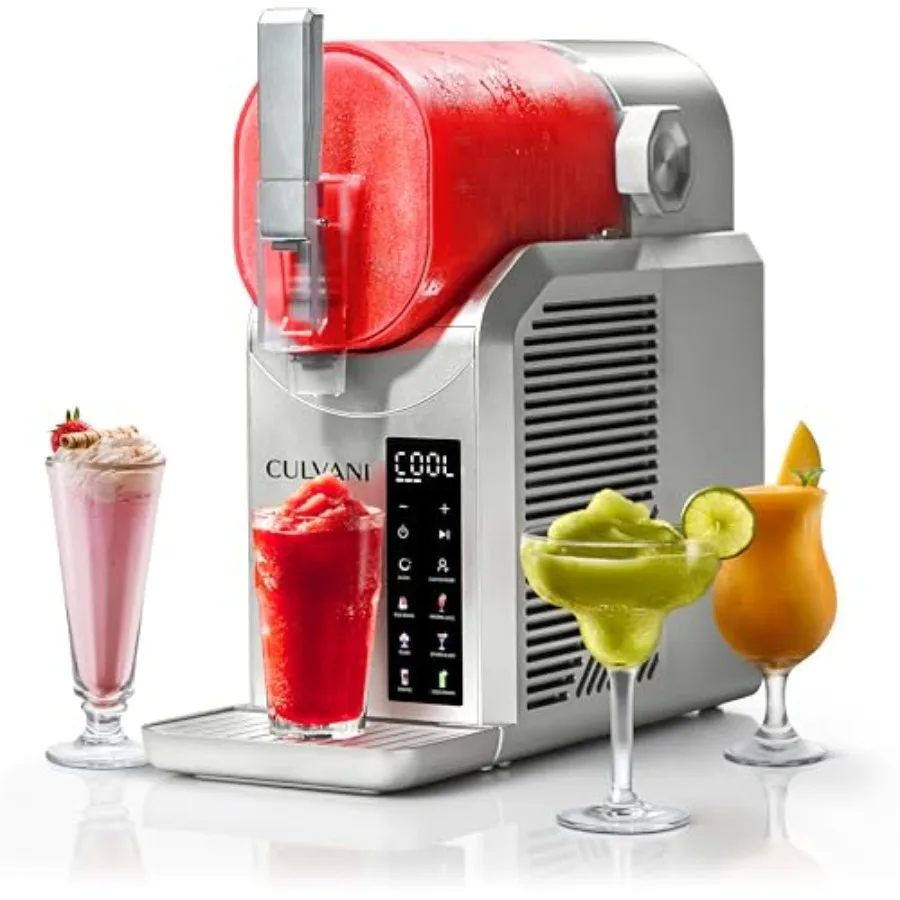 Slushie Machine for Home: 68 Oz Stainless Steel Blue with 8 Modes, No Ice Needed, Perfect for Margaritas Frappes Frozen Drinks
Slushie Machine for Home: 68 Oz Stainless Steel Blue with 8 Modes, No Ice Needed, Perfect for Margaritas Frappes Frozen Drinks