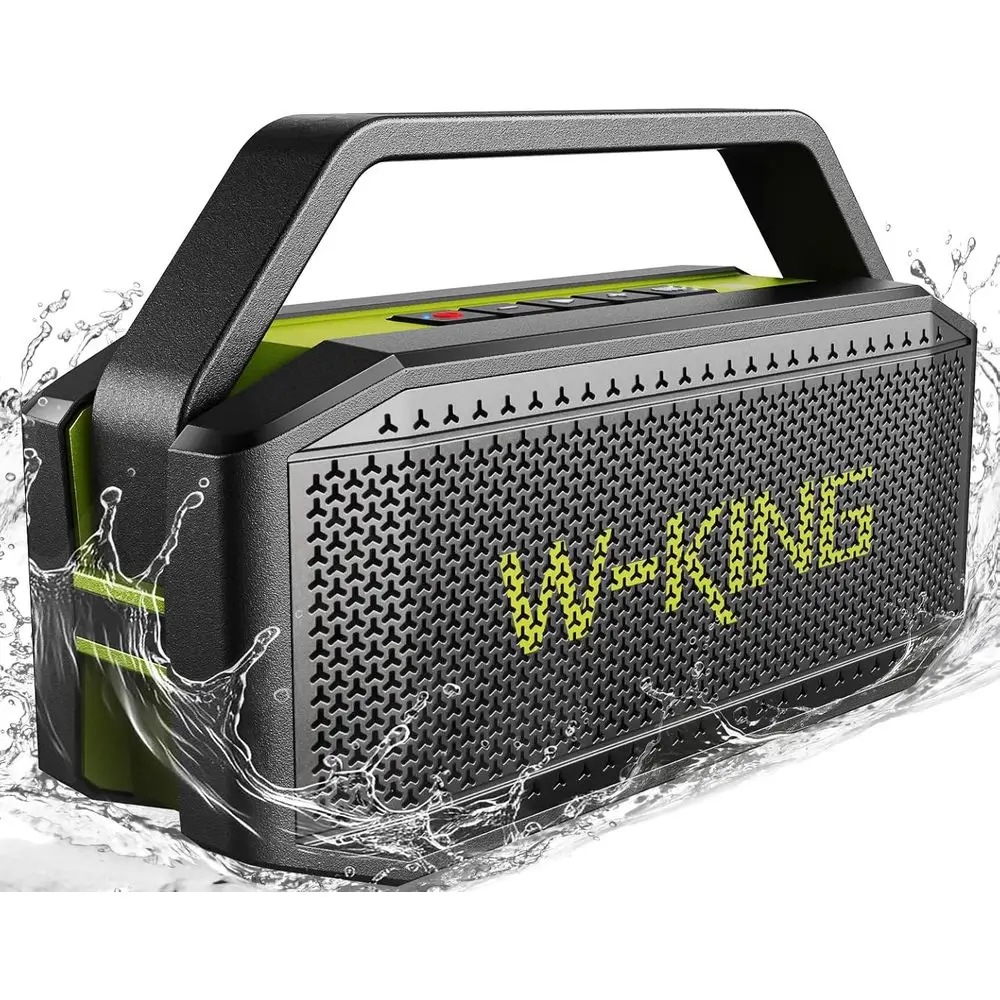 Portable Bluetooth Speaker 100W(Peak) Loud with Deep Bass, IPX6 Waterproo Speakers Bluetooth Wirel, 60W Ex-large Passive Radiato
Portable Bluetooth Speaker 100W(Peak) Loud with Deep Bass, IPX6 Waterproo Speakers Bluetooth Wirel, 60W Ex-large Passive Radiato