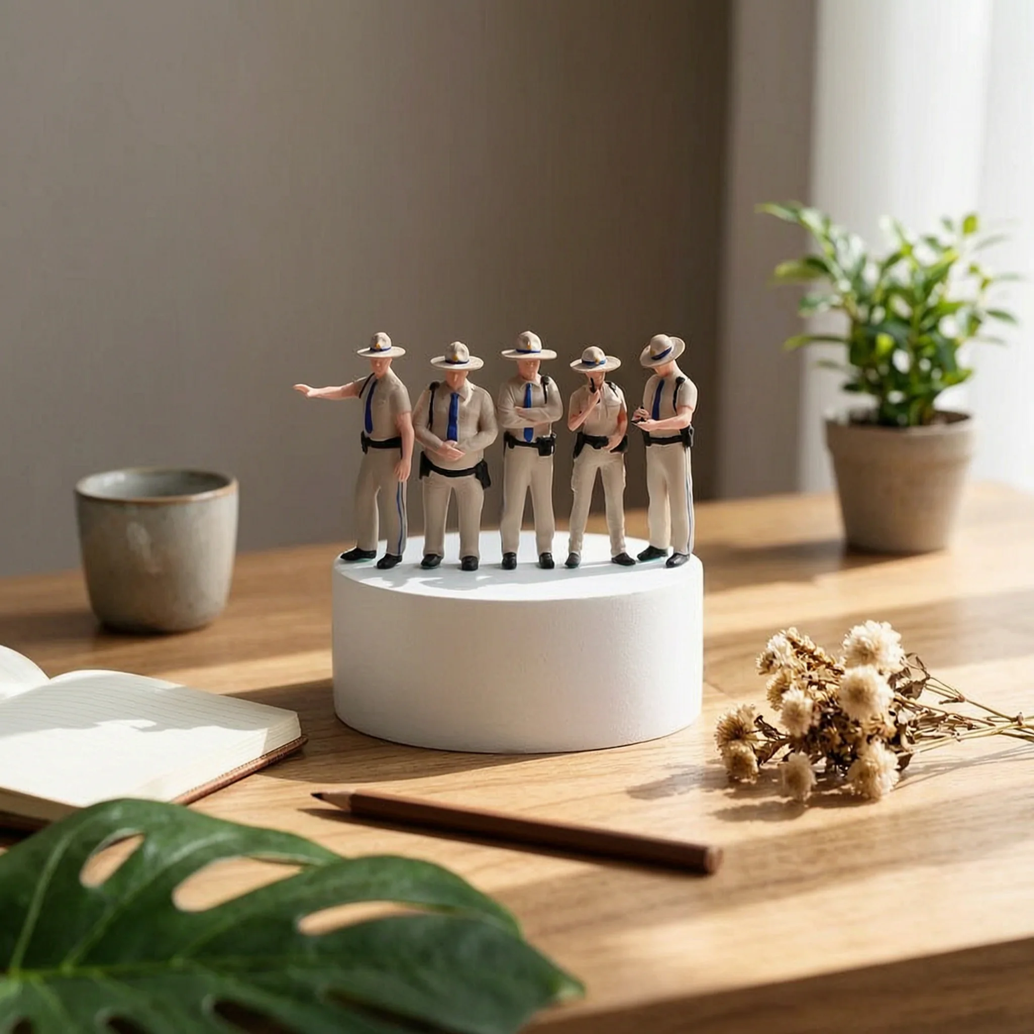 5 Pieces Hand-Painted Resin Police Figures White Hats 1/64 Scale Figure Community Helper Figure Tabletop Display
5 Pieces Hand-Painted Resin Police Figures White Hats 1/64 Scale Figure Community Helper Figure Tabletop Display