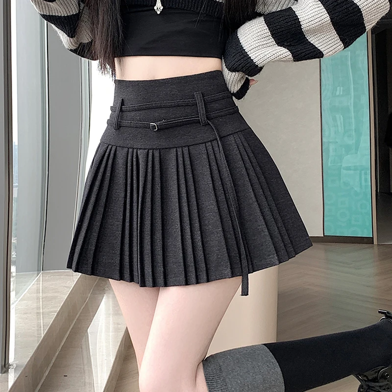 Korea Fashion Tweed Pleated Skirts For Women's 2025 New Autumn Winter Elegant High Waist Casual Streetwear Mini Skirts
Korea Fashion Tweed Pleated Skirts For Women's 2025 New Autumn Winter Elegant High Waist Casual Streetwear Mini Skirts