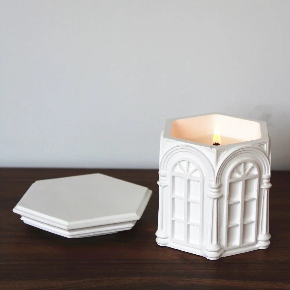 Hexagon Roman Style Cup Silicone Molds DIY Handmade Candle Jar Pot Plaster Cement Concrete Mould Storage Box Epoxy Resin Mold
Hexagon Roman Style Cup Silicone Molds DIY Handmade Candle Jar Pot Plaster Cement Concrete Mould Storage Box Epoxy Resin Mold
