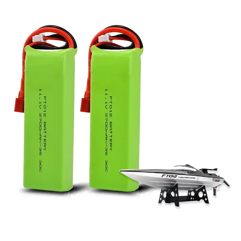 1/2 Pcs 11.1V 2700mAh 30C Li-po battery For Flywheel FT012 Huanqi 734 remote control ship battery with T head plug
1/2 Pcs 11.1V 2700mAh 30C Li-po battery For Flywheel FT012 Huanqi 734 remote control ship battery with T head plug