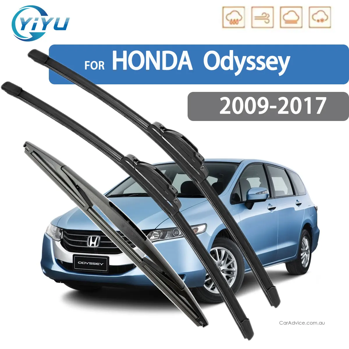 3PCS Car Wiper For HONDA Odyssey 2009-2017 Front Rear Wiper Blades Brushes Car Accessories
3PCS Car Wiper For HONDA Odyssey 2009-2017 Front Rear Wiper Blades Brushes Car Accessories