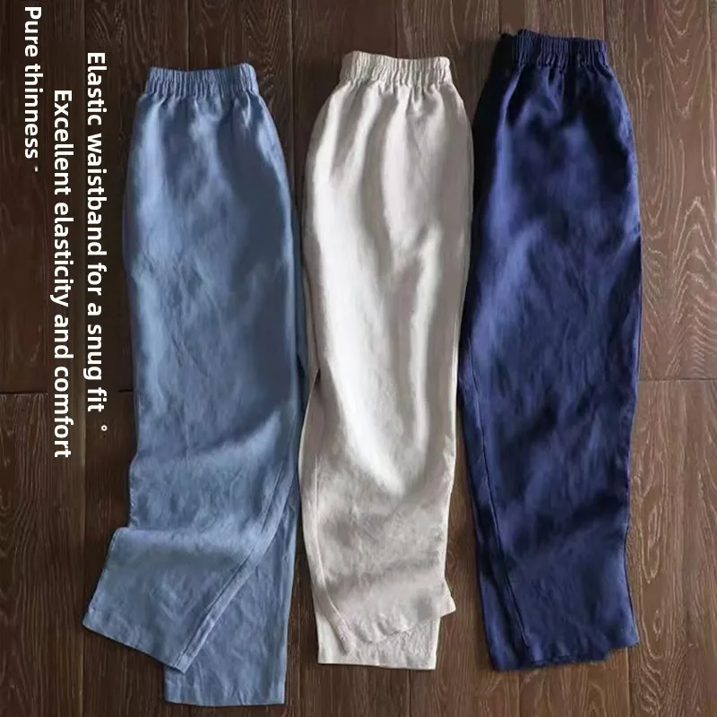 Женские повседневные хлопковые и льняные брюки-морковки, брюки Harlan с девятью точками, однотонные, с талией, для поездок на работу, весенний сезон
Женские повседневные хлопковые и льняные брюки-морковки, брюки Harlan с девятью точками, однотонные, с талией, для поездок на работу, весенний сезон