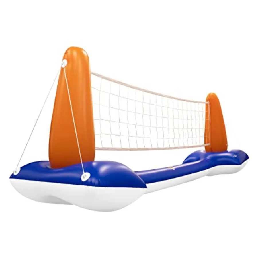 Pool sports net for pickleball and volleyball use durable PVC material blue and white color dual-sport inflatable design with p
Pool sports net for pickleball and volleyball use durable PVC material blue and white color dual-sport inflatable design with p