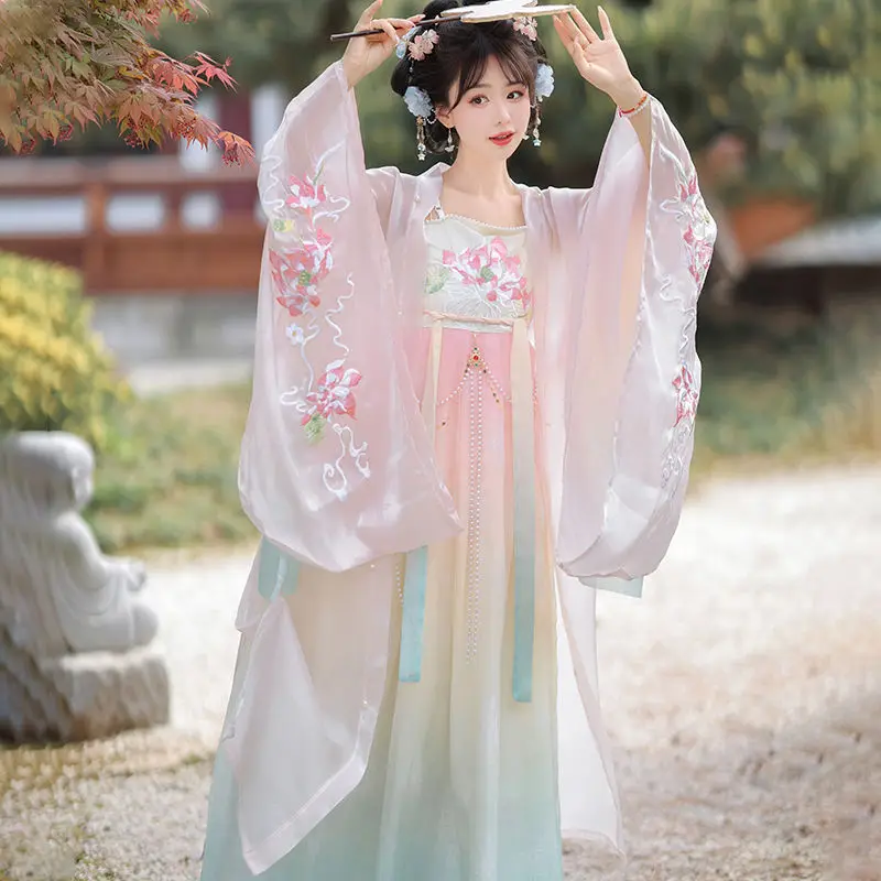 Spring/Summer Chinese Style Women Cosplay Costume 2025 fashion Ancient Tang Dynasty Original Hanfu Embroidery Ancient Costume
Spring/Summer Chinese Style Women Cosplay Costume 2025 fashion Ancient Tang Dynasty Original Hanfu Embroidery Ancient Costume