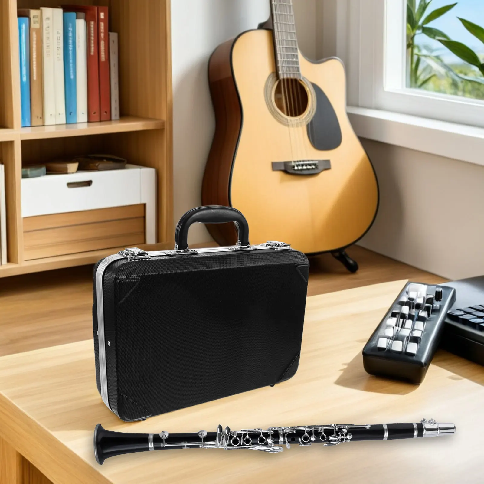 Clarinet Case One Piece ABS Hard Shell Professional Lightweight Water-Resistant Outdoor Instrument Travel Bag for School Gigs
Clarinet Case One Piece ABS Hard Shell Professional Lightweight Water-Resistant Outdoor Instrument Travel Bag for School Gigs