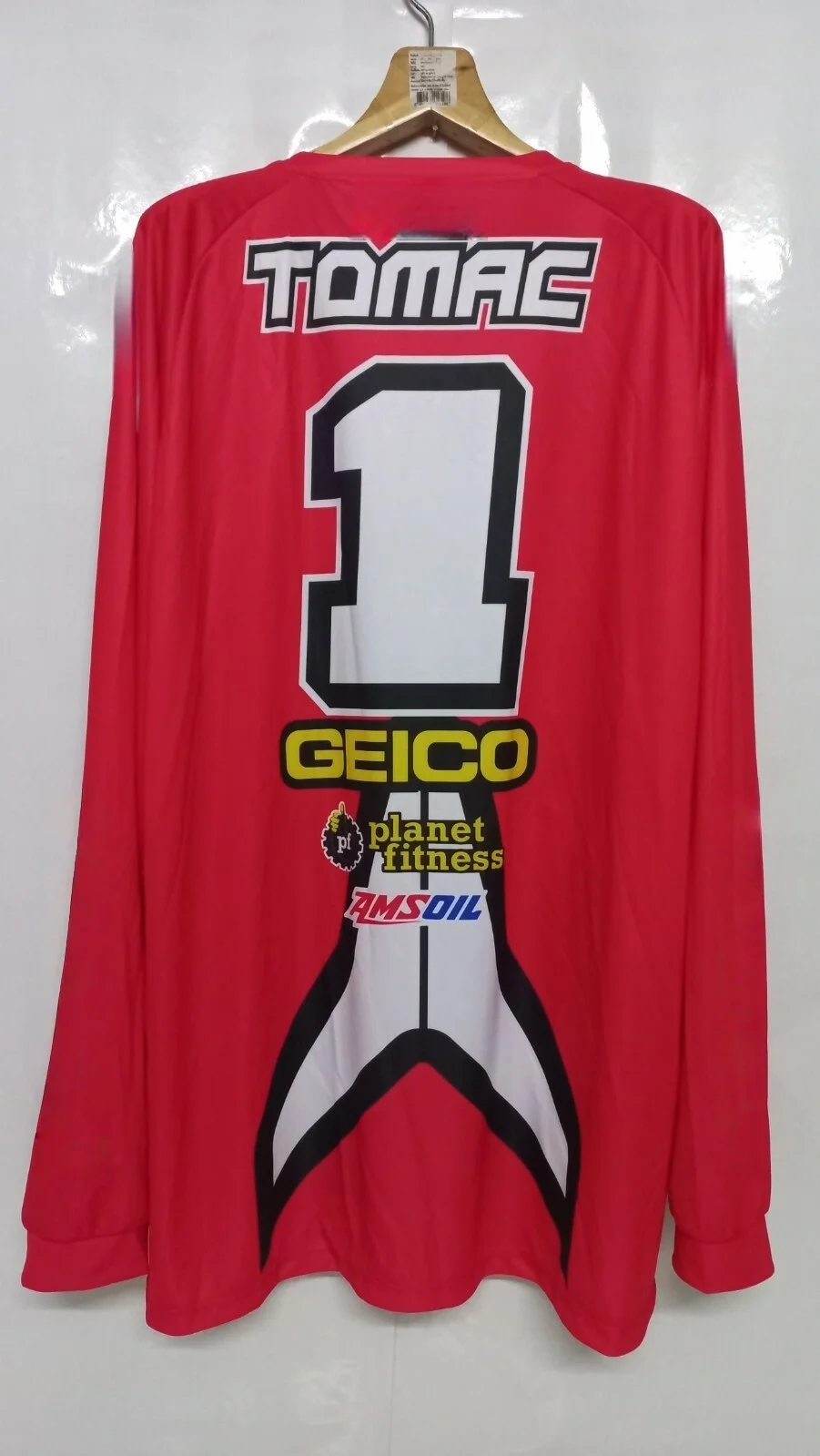 HONDA Мотокросс # Джерси Eli Tomac Supercross 1, быстросохнущая дышащая гоночная рубашка, удобный внедорожный мототоп для летней езды
HONDA Мотокросс # Джерси Eli Tomac Supercross 1, быстросохнущая дышащая гоночная рубашка, удобный внедорожный мототоп для летней езды