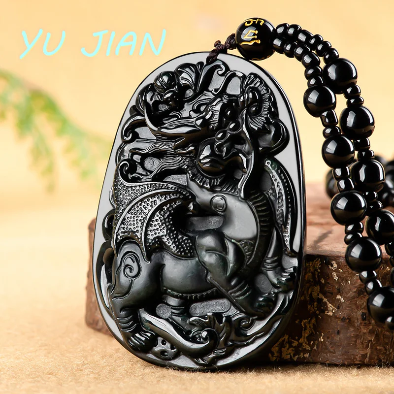 Boutique China Natural Jade Ink Unicorn Pendant Hand Carved Ladies Men Fashion Amulet Jadeite Gemstone Necklace Jewelry Gift
Boutique China Natural Jade Ink Unicorn Pendant Hand Carved Ladies Men Fashion Amulet Jadeite Gemstone Necklace Jewelry Gift
