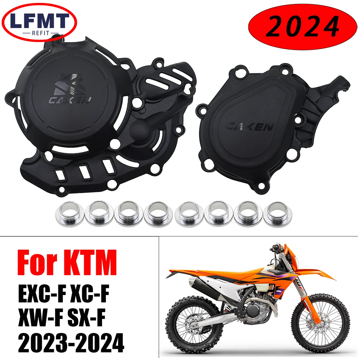 2024 Motorcycle Clutch Cover Ignition Protector Guard For KTM EXC-F SX-F XC-F XCF-W XCW-F450 500 GAS GAS EC EX MC450F 500F MOTO
2024 Motorcycle Clutch Cover Ignition Protector Guard For KTM EXC-F SX-F XC-F XCF-W XCW-F450 500 GAS GAS EC EX MC450F 500F MOTO