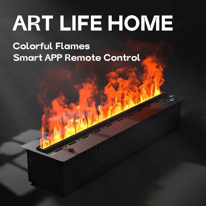 Умный 3D противотуманный камин со светодиодной подсветкой RGB, портативный электрический камин, ультразвуковой туман, настенное/настольное декоративное освещение
Умный 3D противотуманный камин со светодиодной подсветкой RGB, портативный электрический камин, ультразвуковой туман, настенное/настольное декоративное освещение