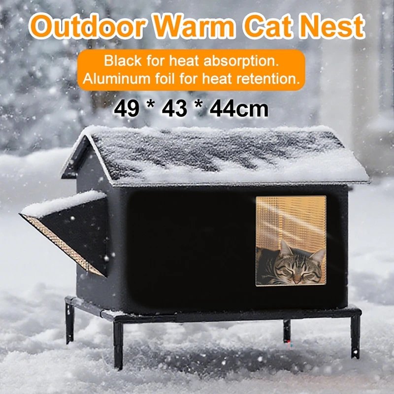Теплое кошачье гнездо для улицы, универсальное четыре сезона, изолированное кошачье гнездо большого размера, складное, водонепроницаемое, влагостойкое для домашних животных
Теплое кошачье гнездо для улицы, универсальное четыре сезона, изолированное кошачье гнездо большого размера, складное, водонепроницаемое, влагостойкое для домашних животных