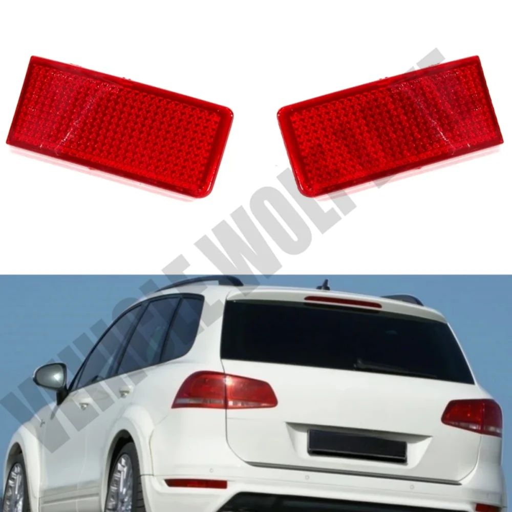 For VW Touareg 2011 2012 2013 2014 Pair Left+Right Rear Bumper Reflector Light Lamp Car accessories 7P6945105 7P6945106
For VW Touareg 2011 2012 2013 2014 Pair Left+Right Rear Bumper Reflector Light Lamp Car accessories 7P6945105 7P6945106