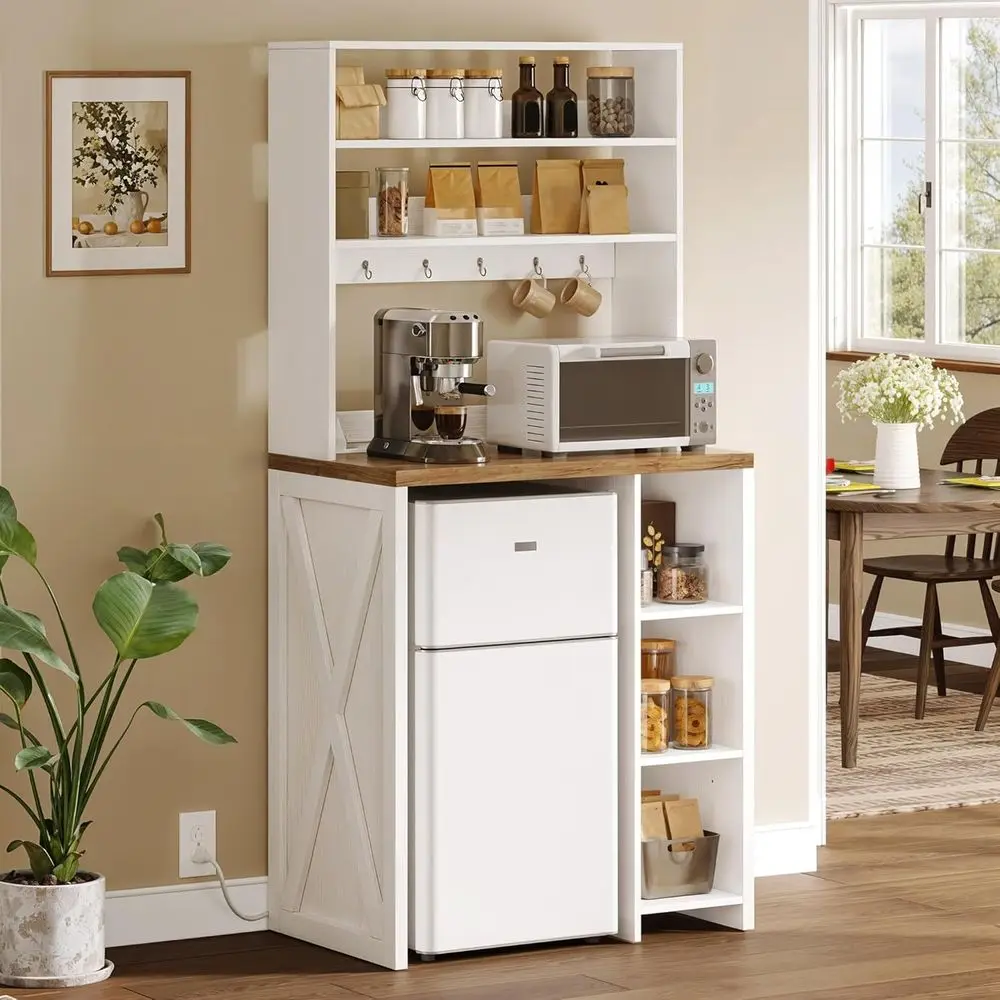 Mini ridge Cabinet White Mini ridge Stand with Storage reestadning Bakers Rack with Power Outlet 6-Tier Mini ridge Shel or Kitch
Mini ridge Cabinet White Mini ridge Stand with Storage reestadning Bakers Rack with Power Outlet 6-Tier Mini ridge Shel or Kitch