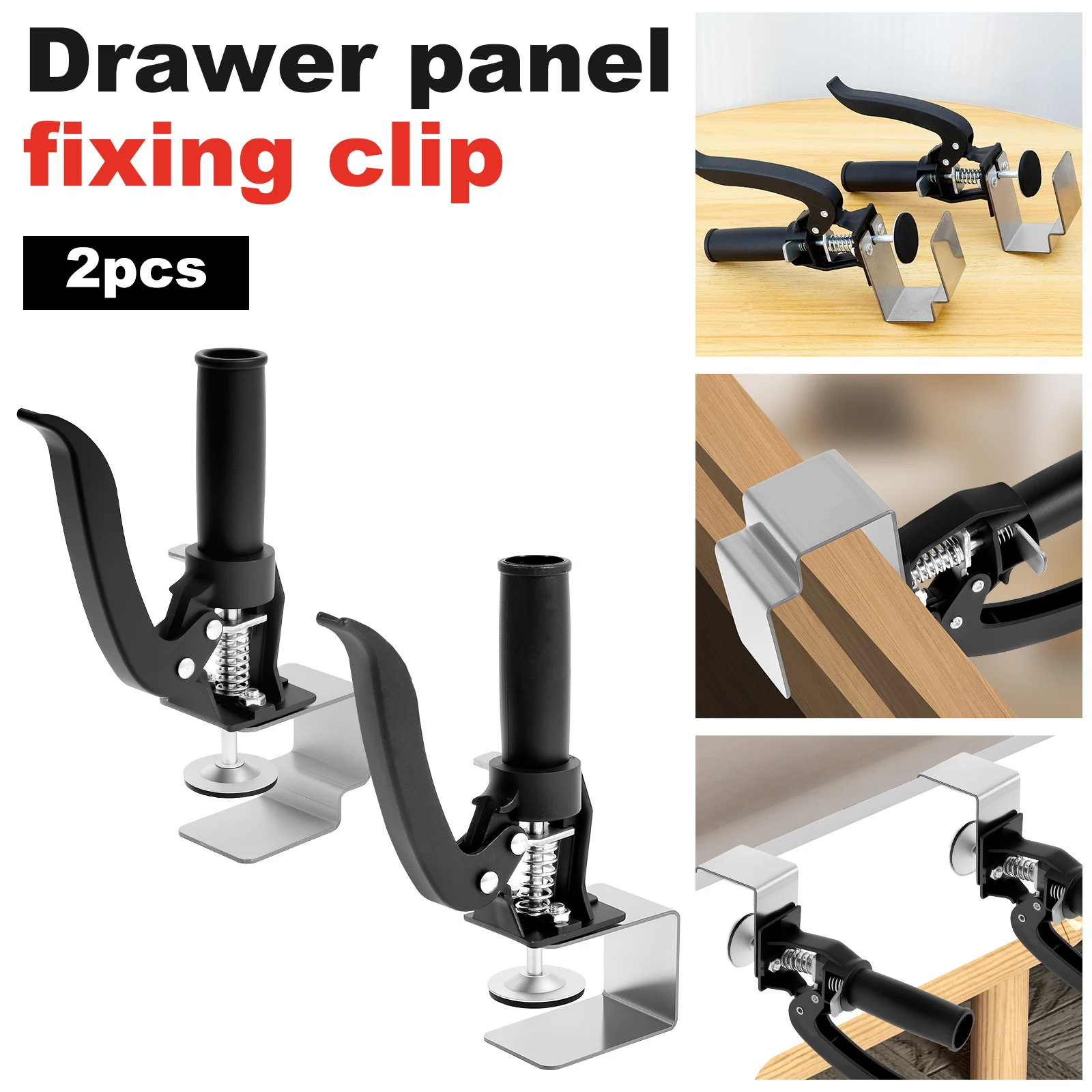 2 Pcs Efficient Drawer Front Installation Clamp Stable Drawer Fixing Clip Reliable Woodworking Installation Tool
2 Pcs Efficient Drawer Front Installation Clamp Stable Drawer Fixing Clip Reliable Woodworking Installation Tool