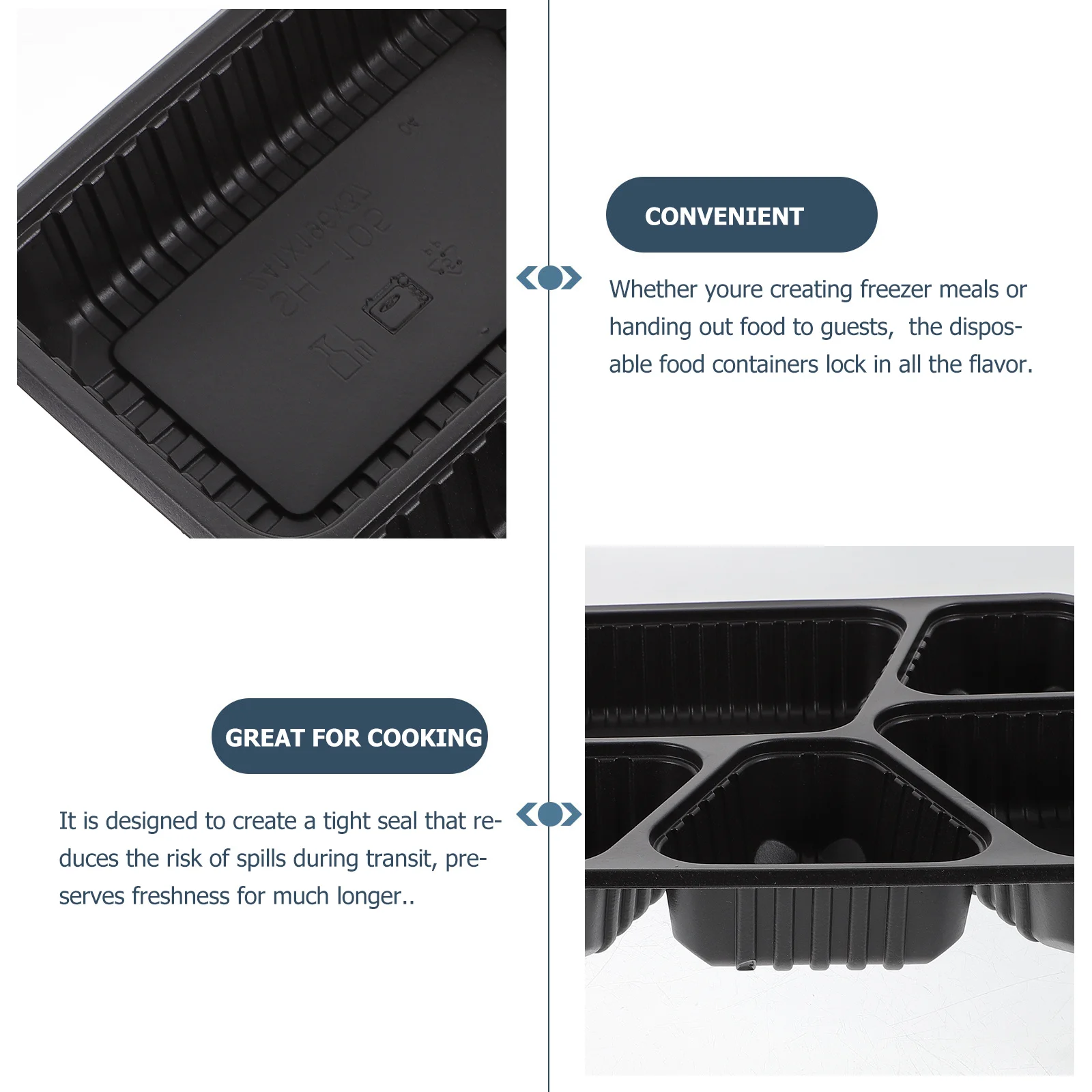 30pcs 5 Compartment Food Containers Disposable Meal Boxes Leak Proof Storage Stackable For Oven Microwave Lunch Boxes Home
30pcs 5 Compartment Food Containers Disposable Meal Boxes Leak Proof Storage Stackable For Oven Microwave Lunch Boxes Home