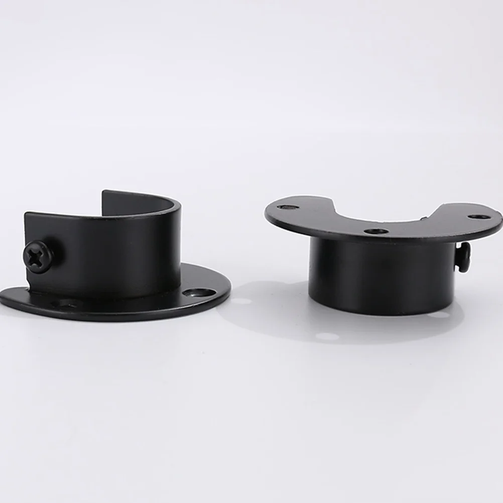 2 Pcs Black Closet Rod Bracket 1.5 Inch Heavy Duty Wall Mount Stainless Steel Shower Curtain Holders for Bathroom Kitchen
2 Pcs Black Closet Rod Bracket 1.5 Inch Heavy Duty Wall Mount Stainless Steel Shower Curtain Holders for Bathroom Kitchen