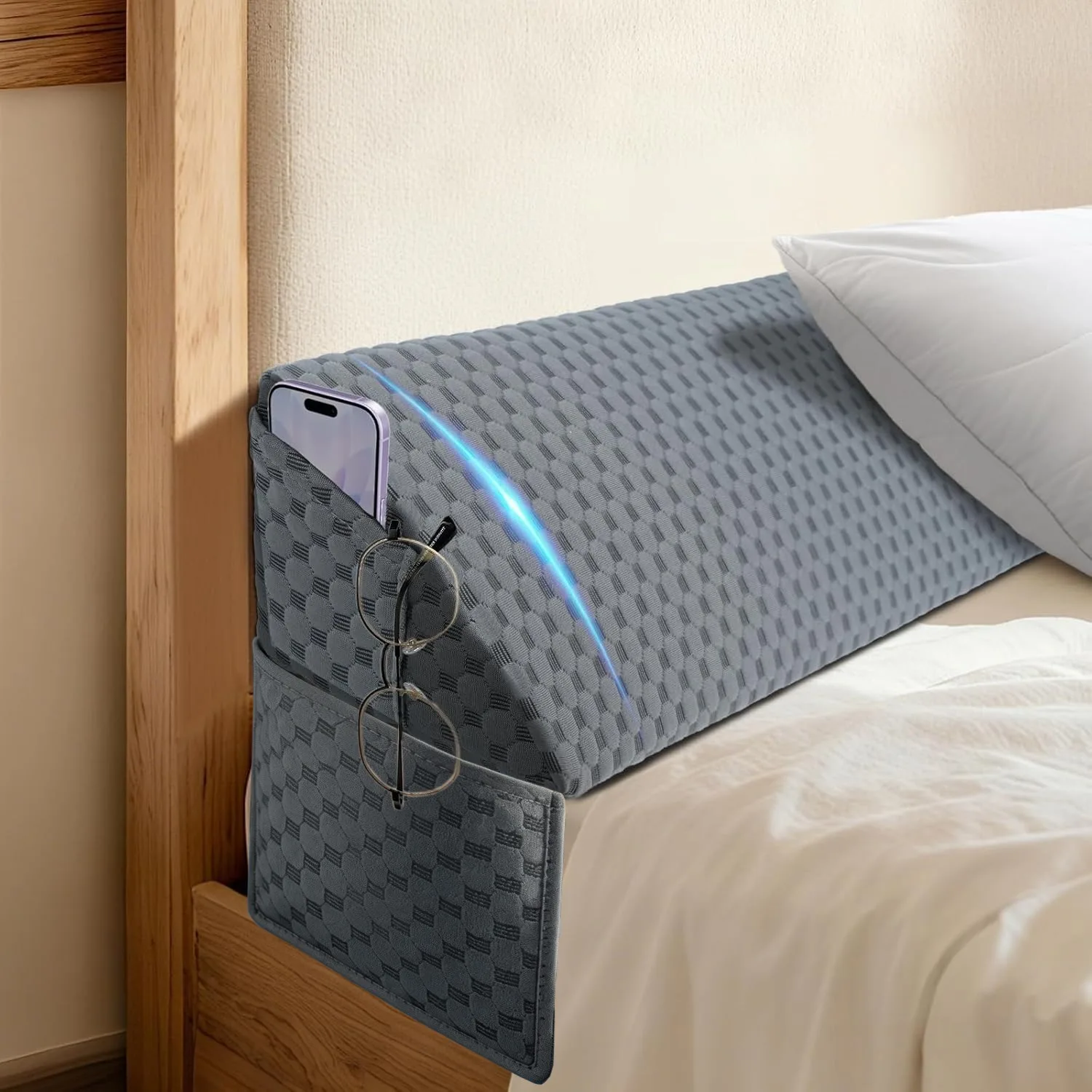 Bed Wedge Pillow for Headboard Mattress Gap Filler (0-6') for College Dorm Sleeping, Wedge Pillow for Mattresses, Filler for Beds, Closer for Headboards, Sleeping Against Headboards Or Walls, Featuring A Removable Cover
Bed Wedge Pillow for Headboard Mattress Gap Filler (0-6') for College Dorm Sleeping, Wedge Pillow for Mattresses, Filler for Beds, Closer for Headboards, Sleeping Against Headboards Or Walls, Featuring A Removable Cover