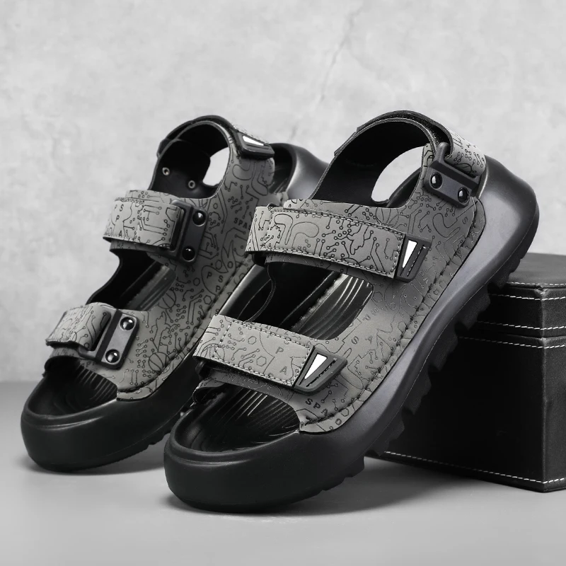 2026 Summer Men Casual Shoes Comfortable and Fashionable Leather Footwear Youth Solid Colour Sports Man Trendy Anti Slip Sandal
2026 Summer Men Casual Shoes Comfortable and Fashionable Leather Footwear Youth Solid Colour Sports Man Trendy Anti Slip Sandal