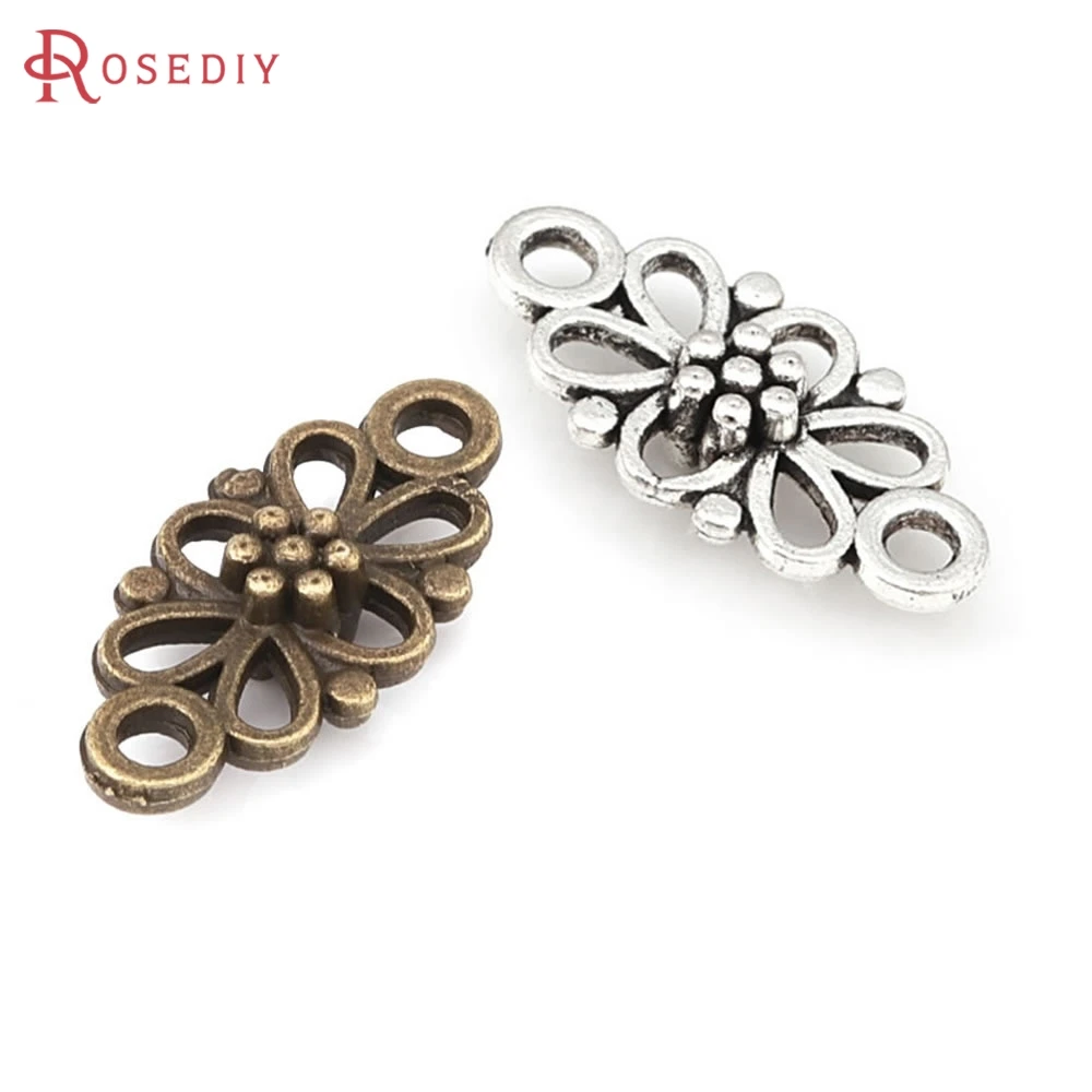 50PCS 15x8MM Antique Silver Zinc Alloy Flower Connect Charms Diy Necklace Earrings Accessories Jewellery Making Materials
50PCS 15x8MM Antique Silver Zinc Alloy Flower Connect Charms Diy Necklace Earrings Accessories Jewellery Making Materials