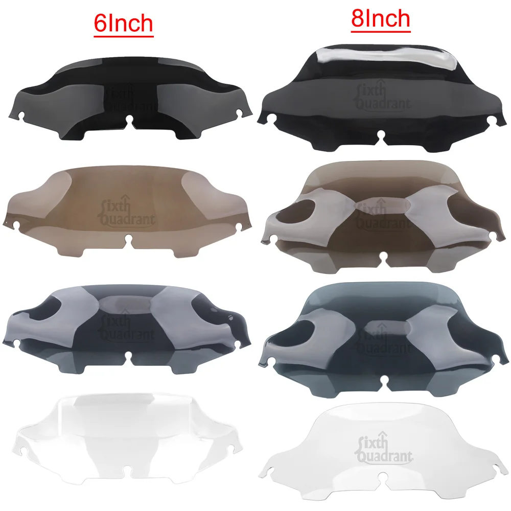 6/8 Inch Motorcycle Fairing Windshield Windscreen Wind Deflector For Harley Touring Street Glide Electra Glide Classic 1996-2013
6/8 Inch Motorcycle Fairing Windshield Windscreen Wind Deflector For Harley Touring Street Glide Electra Glide Classic 1996-2013