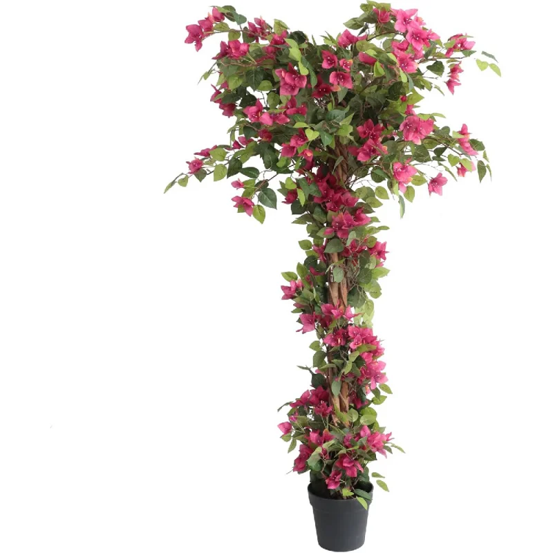 Artificial Bougainvillea Tree with Flowers in Plastic Pot Faux Blooming Tree for Decor Indoor or Outdoor Home Office,
Artificial Bougainvillea Tree with Flowers in Plastic Pot Faux Blooming Tree for Decor Indoor or Outdoor Home Office,